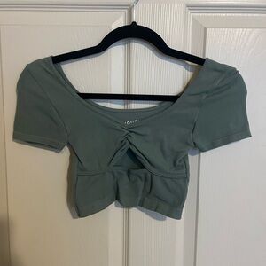 aeropostale cut out crop top